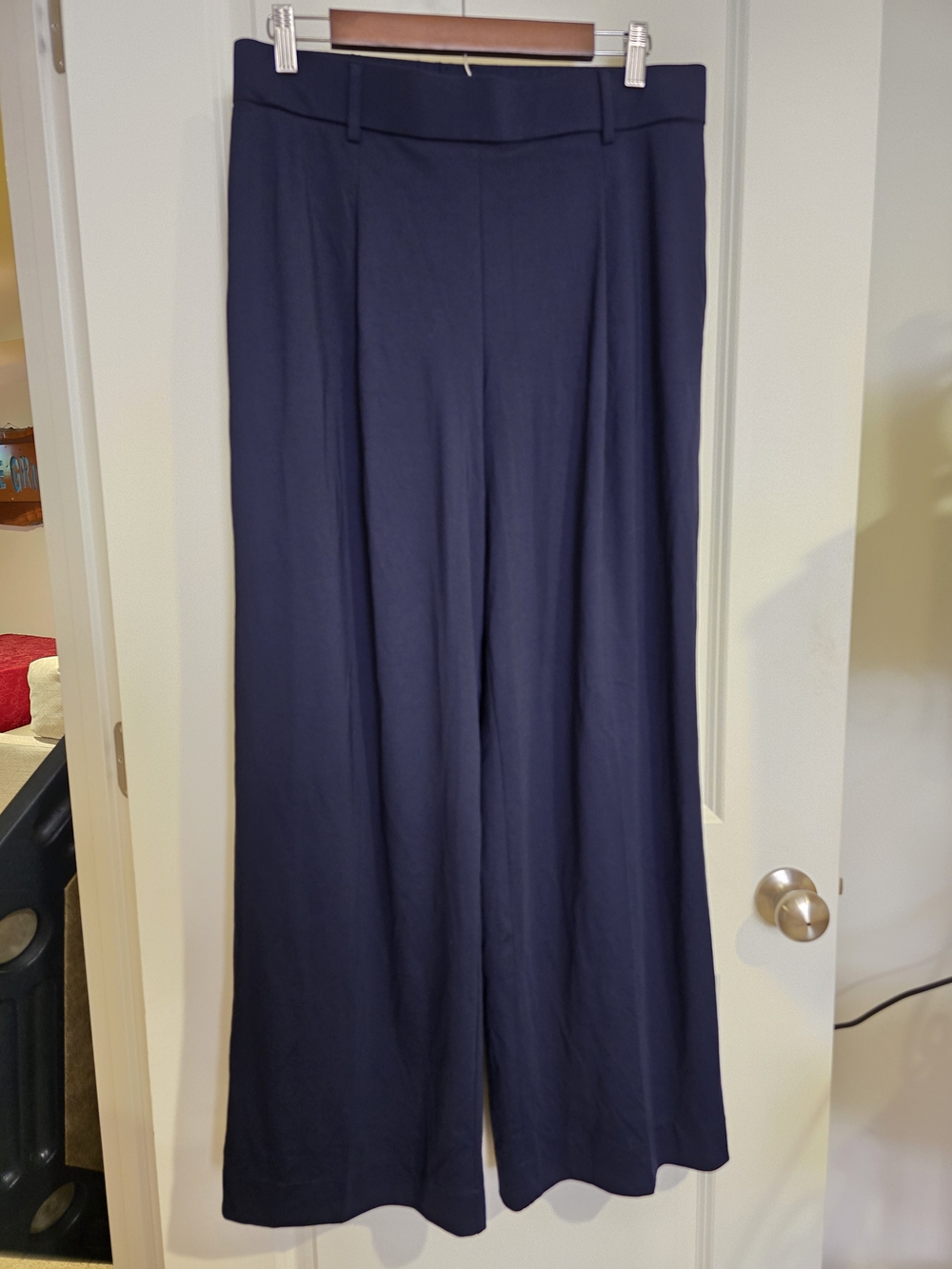 OGL Ponte Stretchy Flowy High Rise Wide Leg The Success Pants - Picture 2 of 11